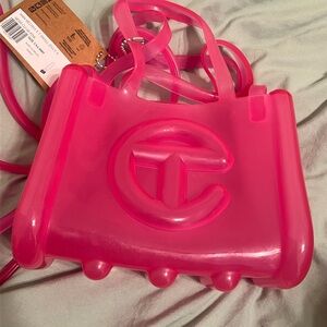 Telfar x Melissa Pink Jelly Shopping Bag (mini)